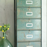 Metal green industrial clamshell furniture