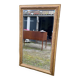 Old plastered and gilded wooden mirror 138x84