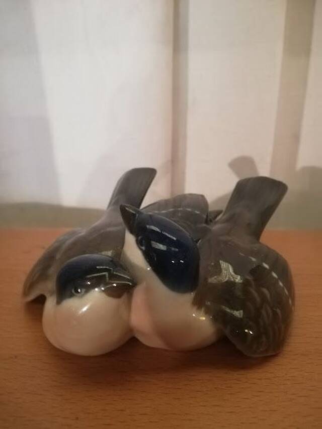 Couple of birds - Fraureuth porcelain Carl Nacke