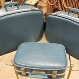 Set of three suitcases "Air France" 1960