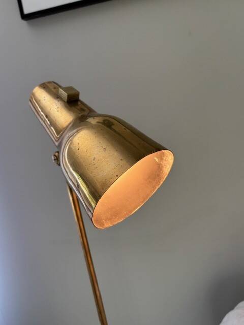 Falkensbergs Belysning brass floor lamp - Sweden 50s/60s
