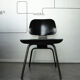 Black DCW chair by Charles & Ray Eames for Herman Miller, 1980