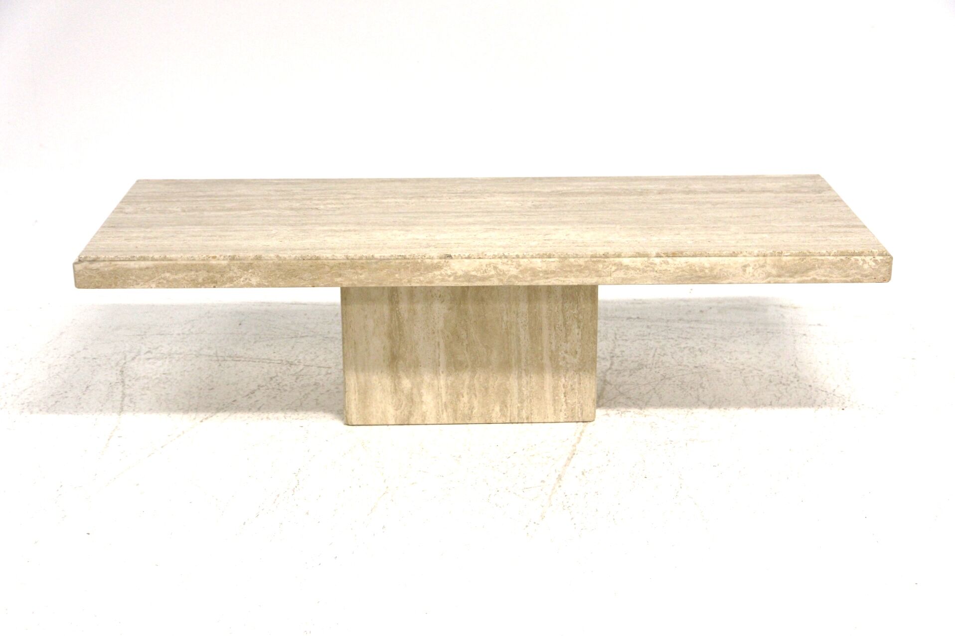 Travertine coffee table, Italy, 1970