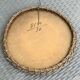 Vintage sun mirror in woven wicker