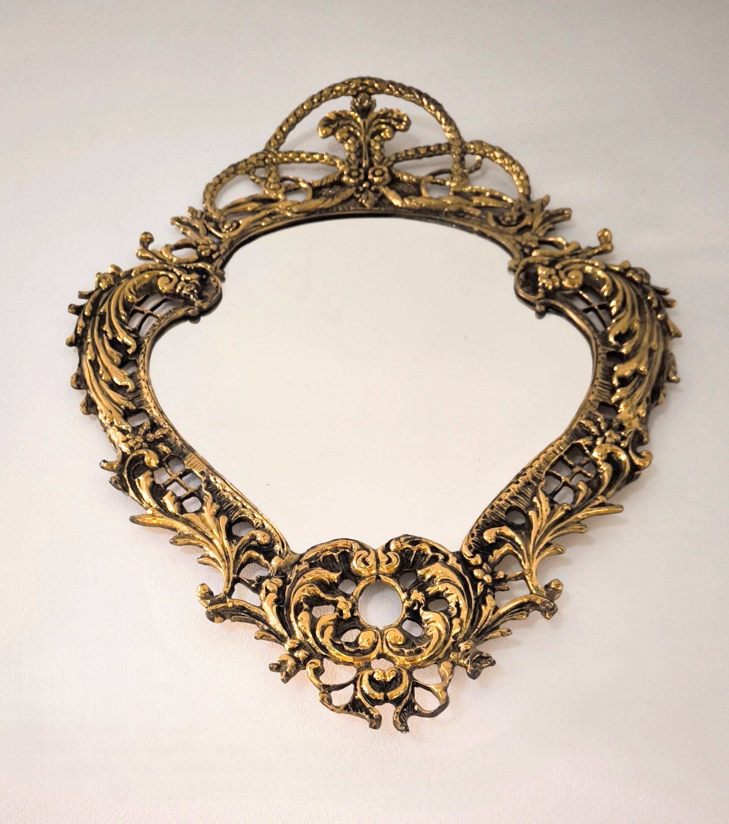 Rococo Bronze Mirror Louis XV Style