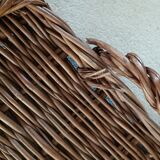 Wicker serving tray