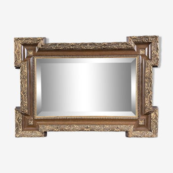 Napoleon III-style bevelled mirror 80x56cm