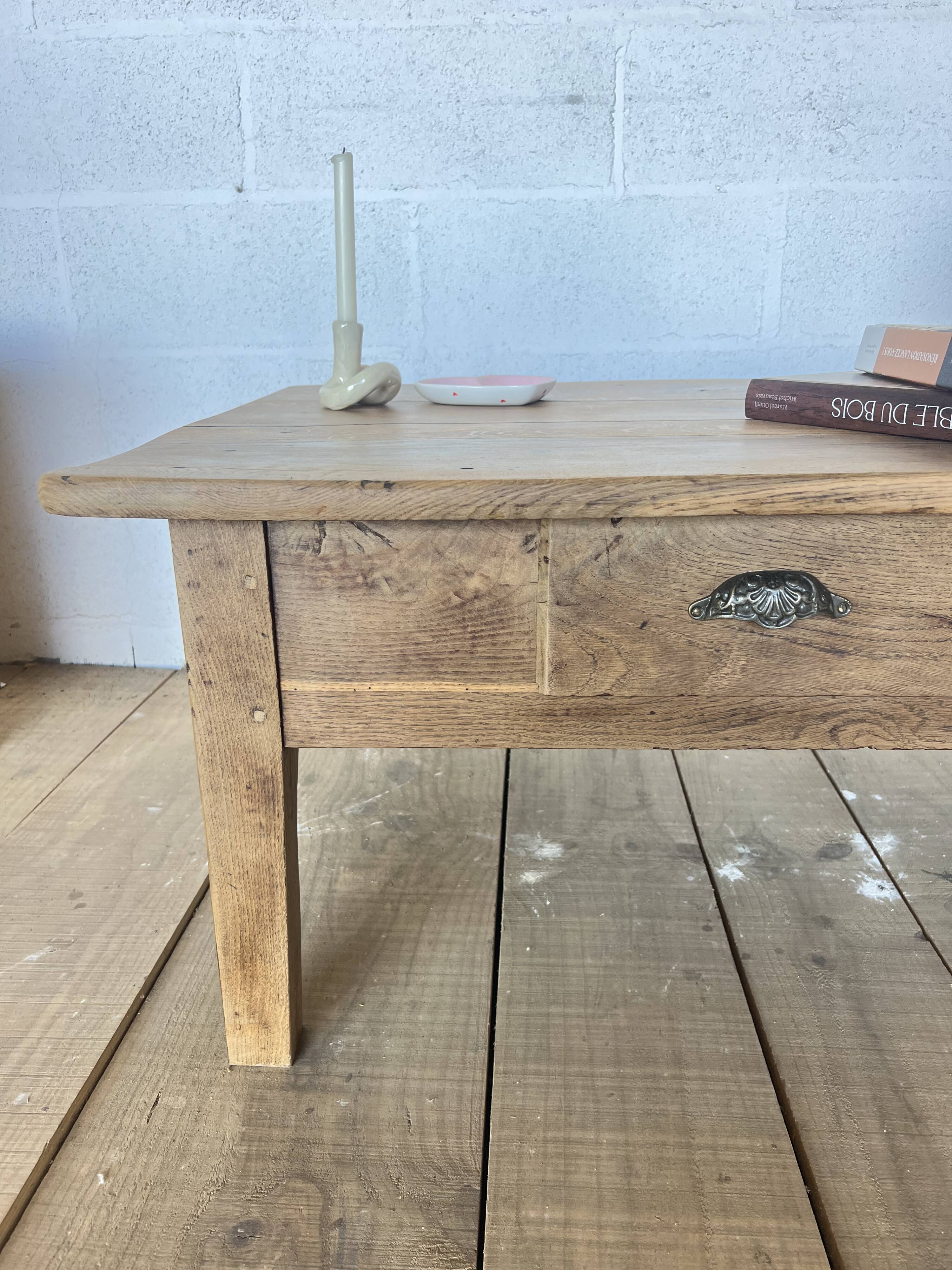 Oak coffee table