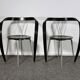 Paire de chaises Andrea Branzi 'Revers' par Cassina Italie 1990