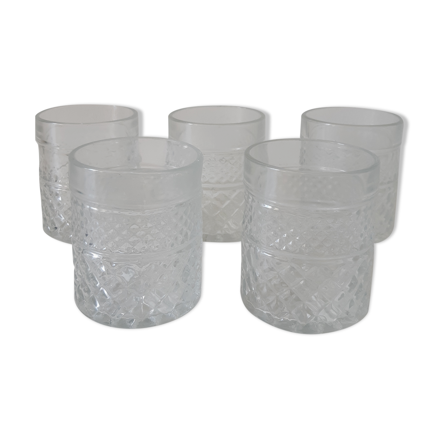 Vintage whisky glasses