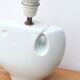 Freeform porcelain lamp from Virebent, 70s
