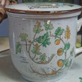 Vintage herbal mug cup
