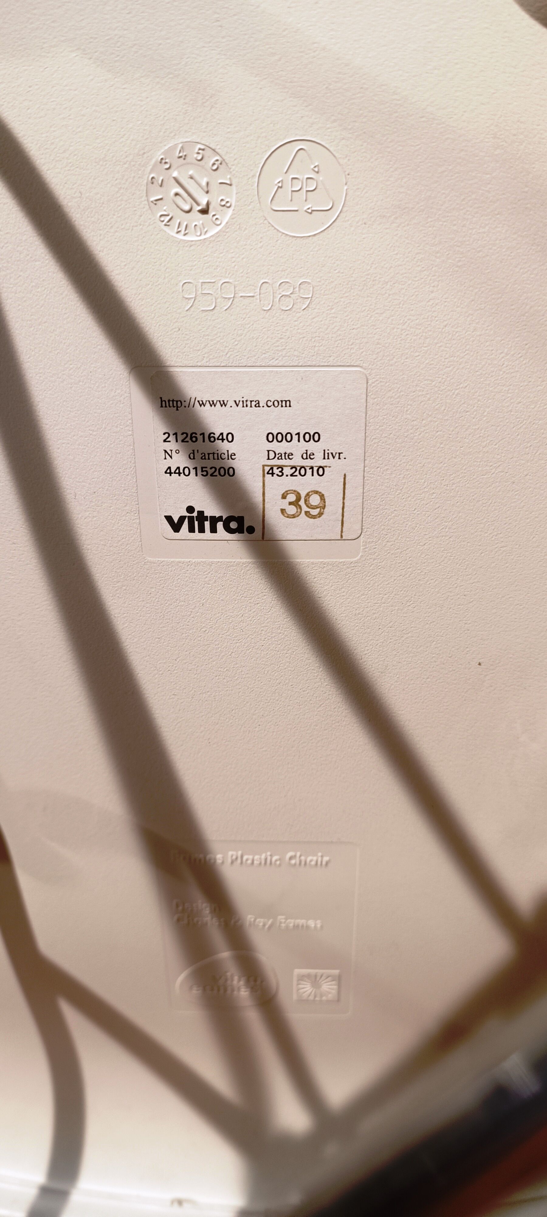 DSR Chair, Plastic Chair by Charles & Eames