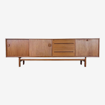 Buffet en teck des années 60 70 Credenza Nils Jonsson pour Hugo Troeds Suède