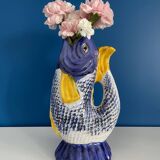 Slush ceramic fish vase