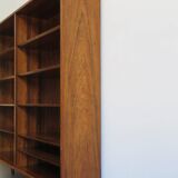Poul Hundevad scandinavian rosewood bookcase, Denmark 1960s