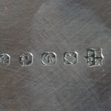 Serving tray punch goldsmith Martin Hall - Co silver metal eagle crown