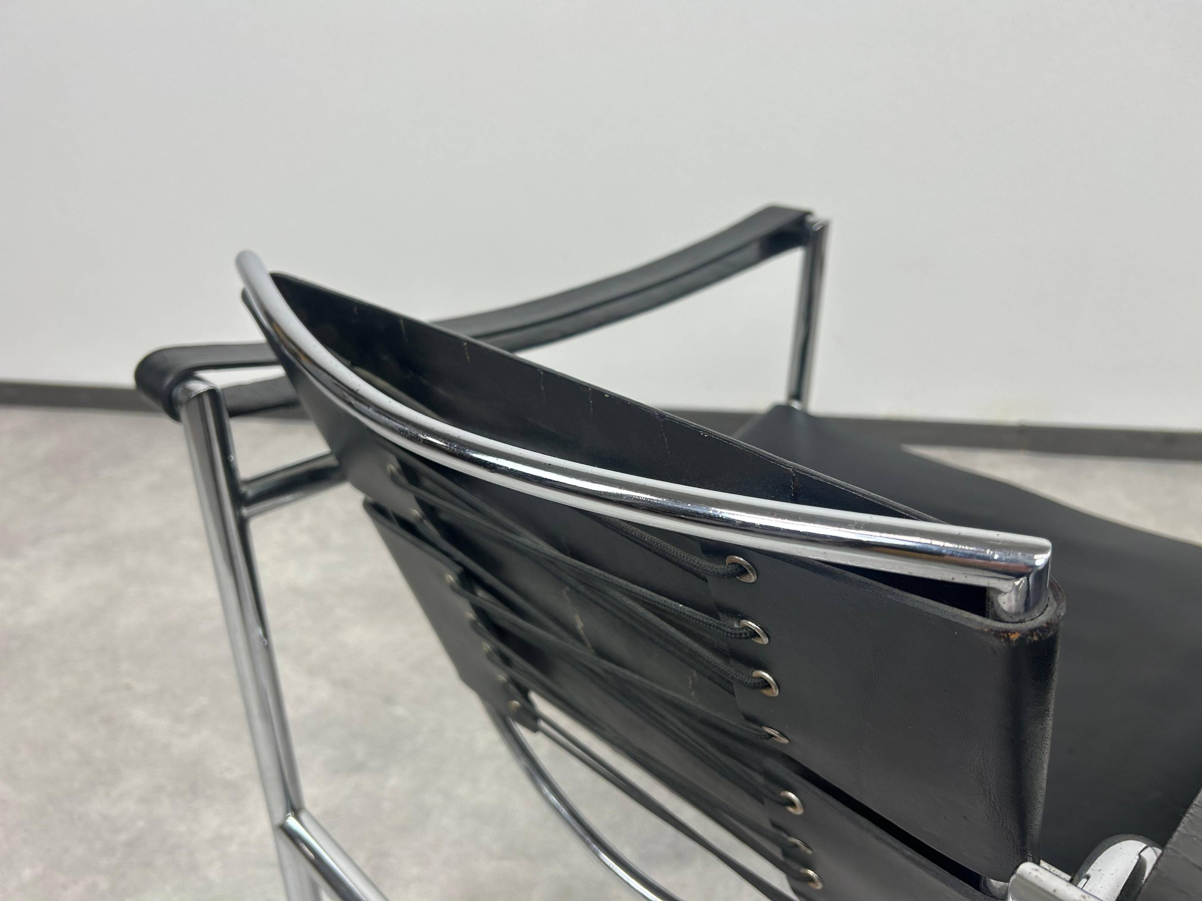 Chaises Bauhaus LC1 par Le Corbusier pour Cassina