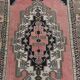 Pink & Navy Blue Classic Persian Rug, 130x225Cm
