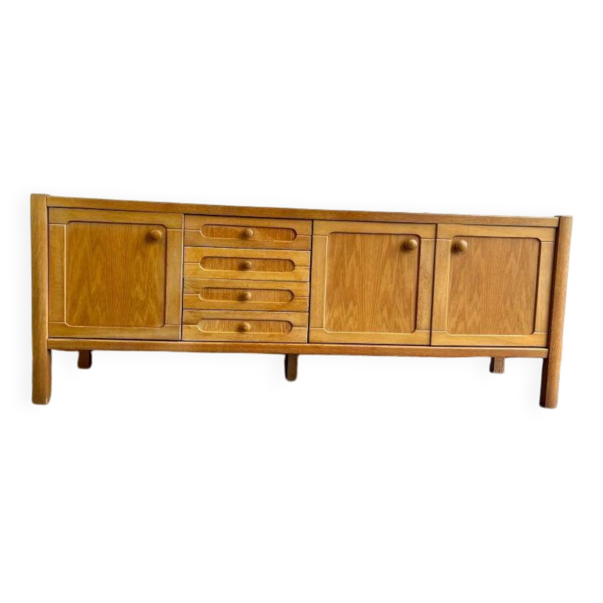 Buffet en bois vintage / buffet / armoire longue