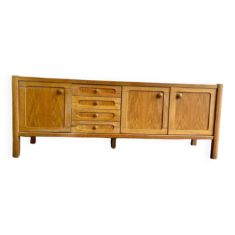 Buffet en bois vintage / buffet / armoire longue