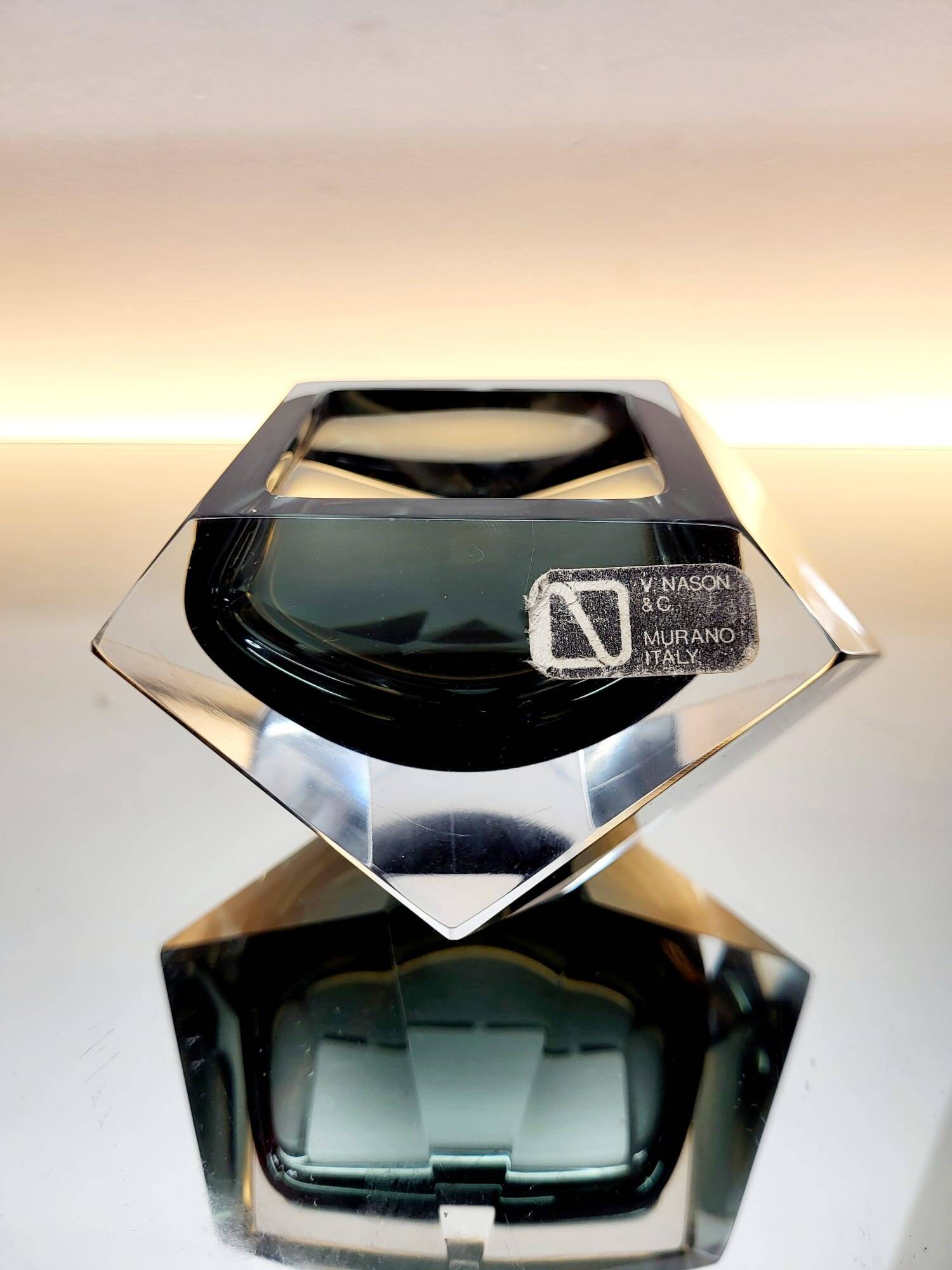 Vide poche vintage Diamant, Vincenzo Nason & C. , Murano, Italie, jaren 60