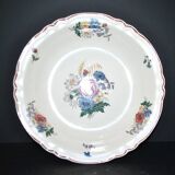 Plat creux saladier vintage AGRESTE en faïence de Sarreguemines DV 31cm