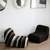 Pair of armchairs model canapouf by Pierre Cardin, Racine edition, France circa 1975