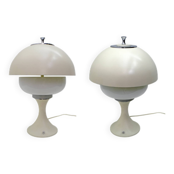 Paire de lampes italiennes d'après le milieu du siècle, années 1960