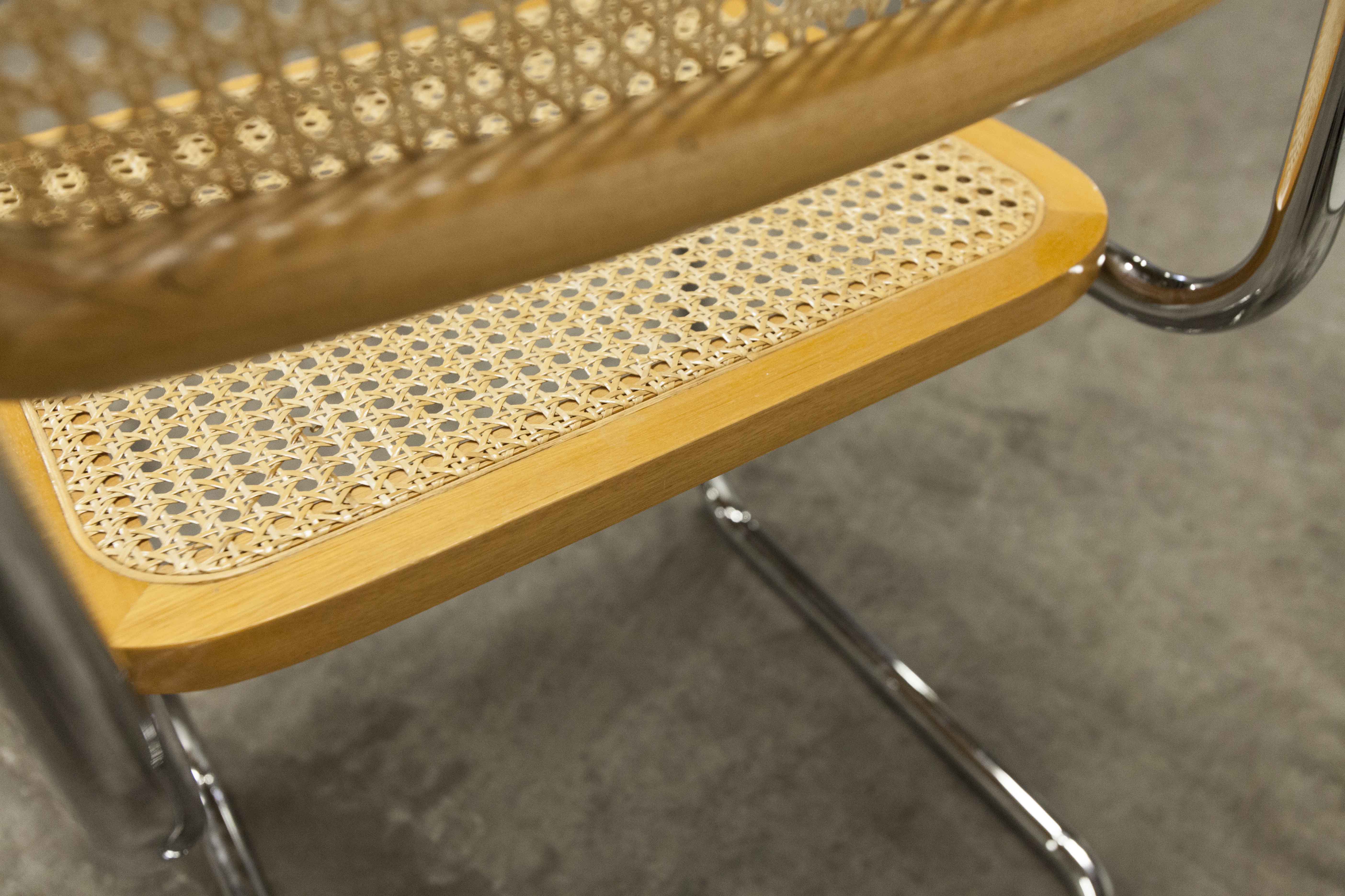 Breuer B32 cannage chair