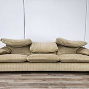 Three-seater Maralunga sofa by Vico Magistretti from the 1970s.