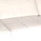 White leather corner sofa