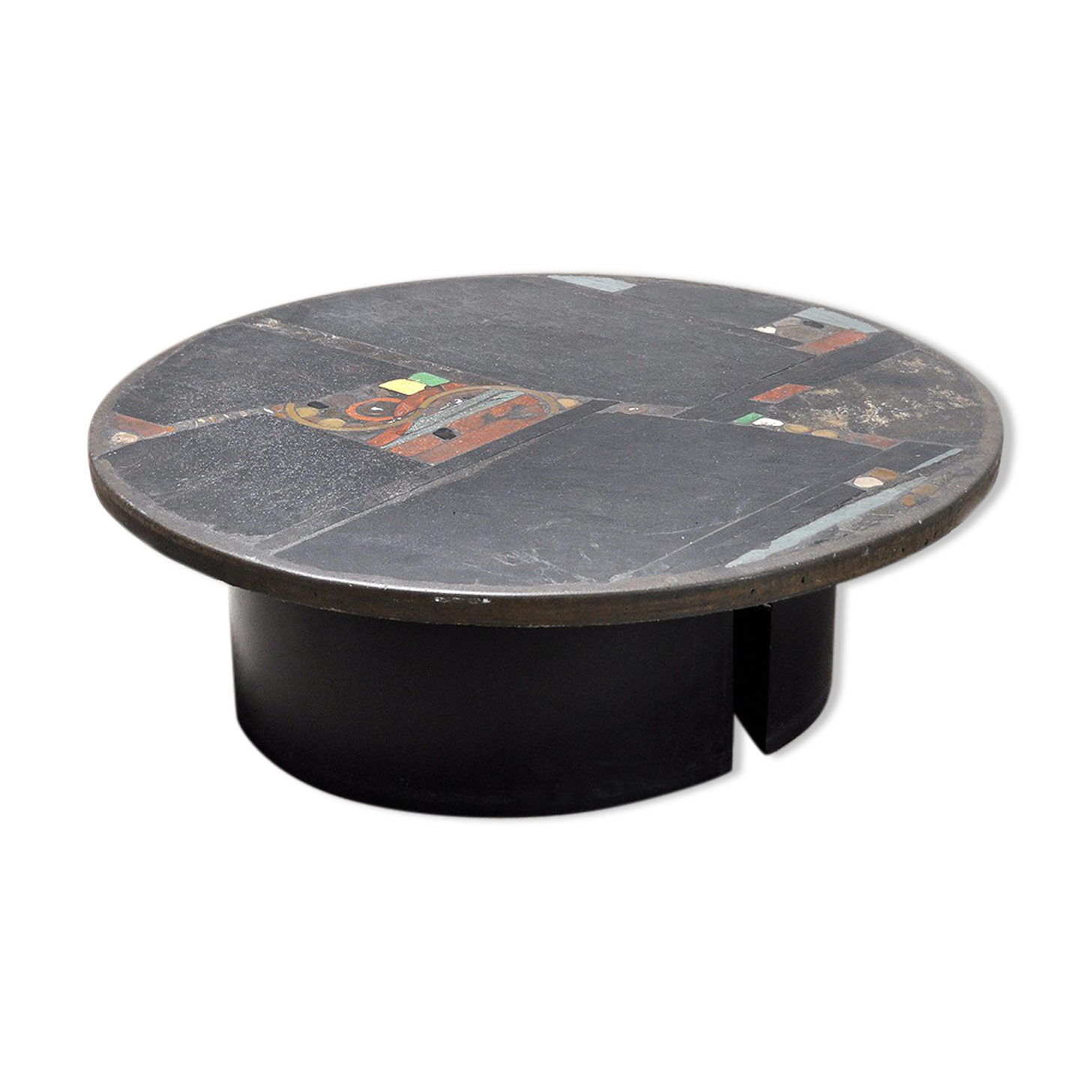Brutalist Natural Stone Coffee Table by Paul Kingma, 1980