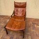 Fauteuil vintage « Hunter » avec ottoman par Torbjørn Afdal, années 1960, Norvège