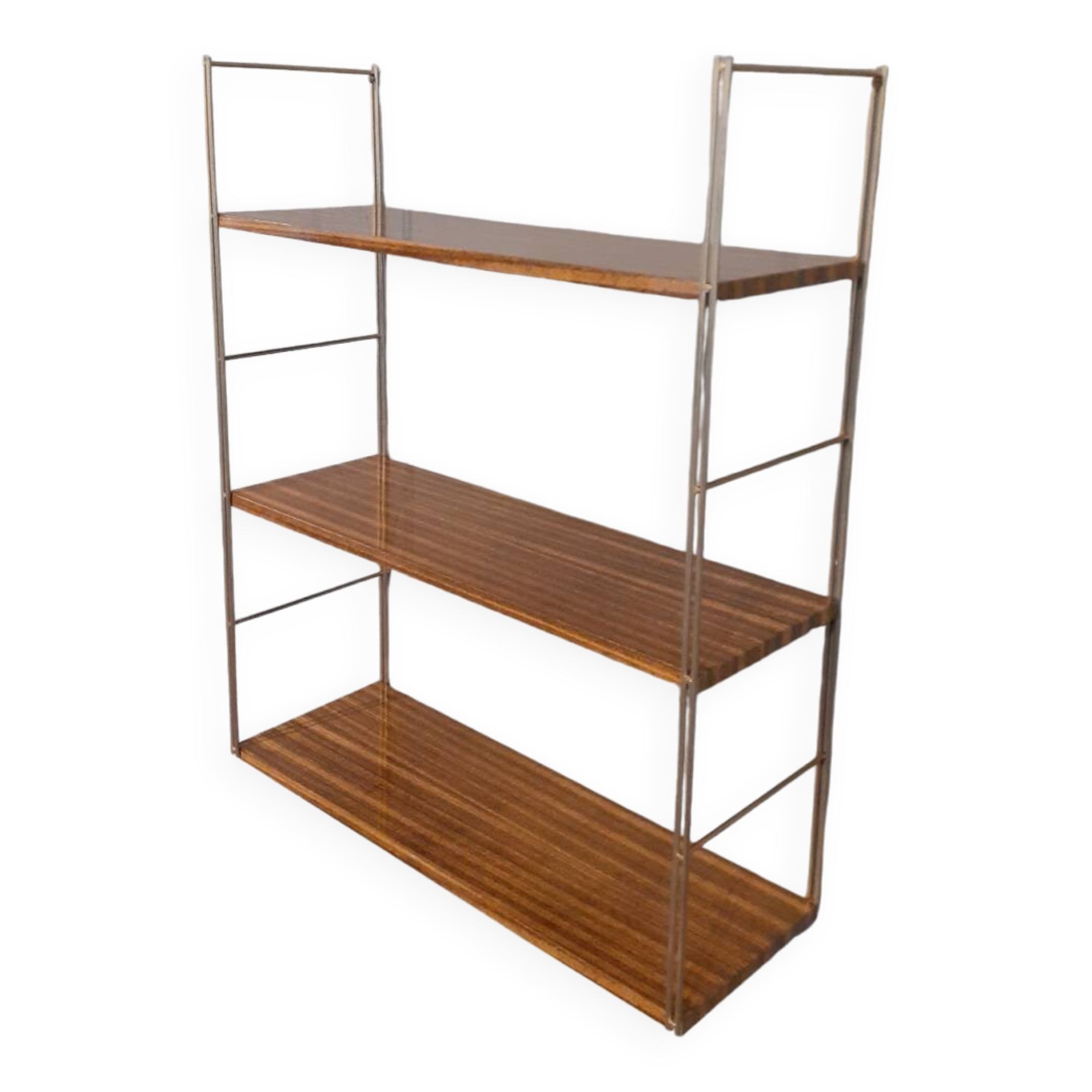 Étagère murale vintage année 60 métal laqué