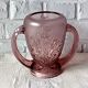 Vintage purple art deco verelys vase, "les campanules" model