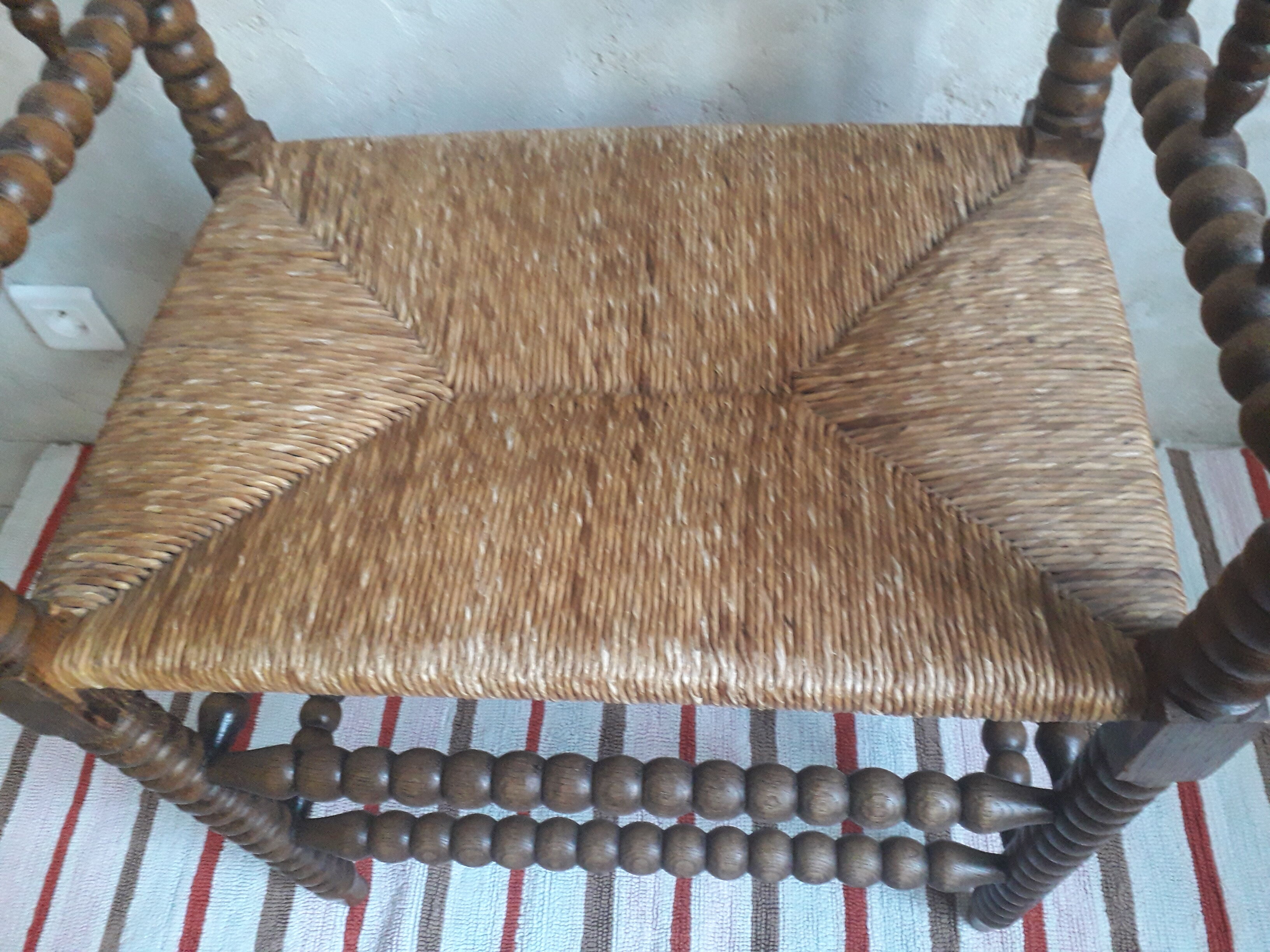 Mulched bench turned wood