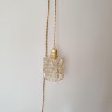 Chiseled glass hanging lamp