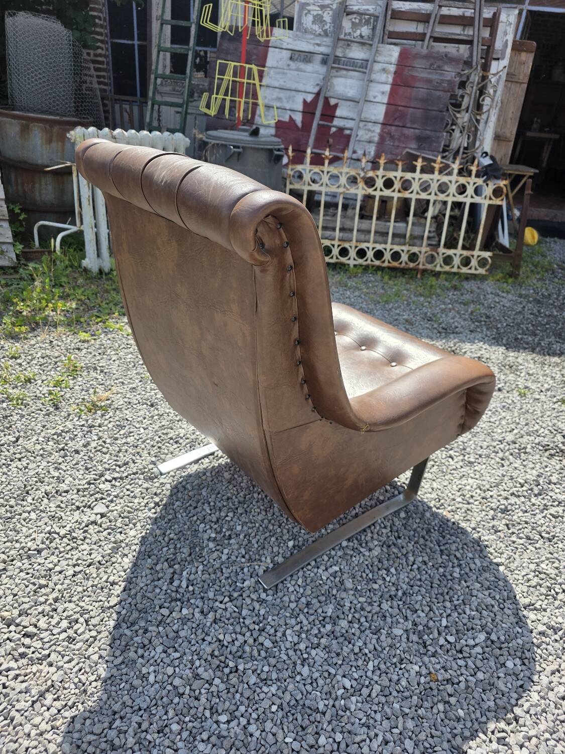 Fauteuil Varam pieds luge