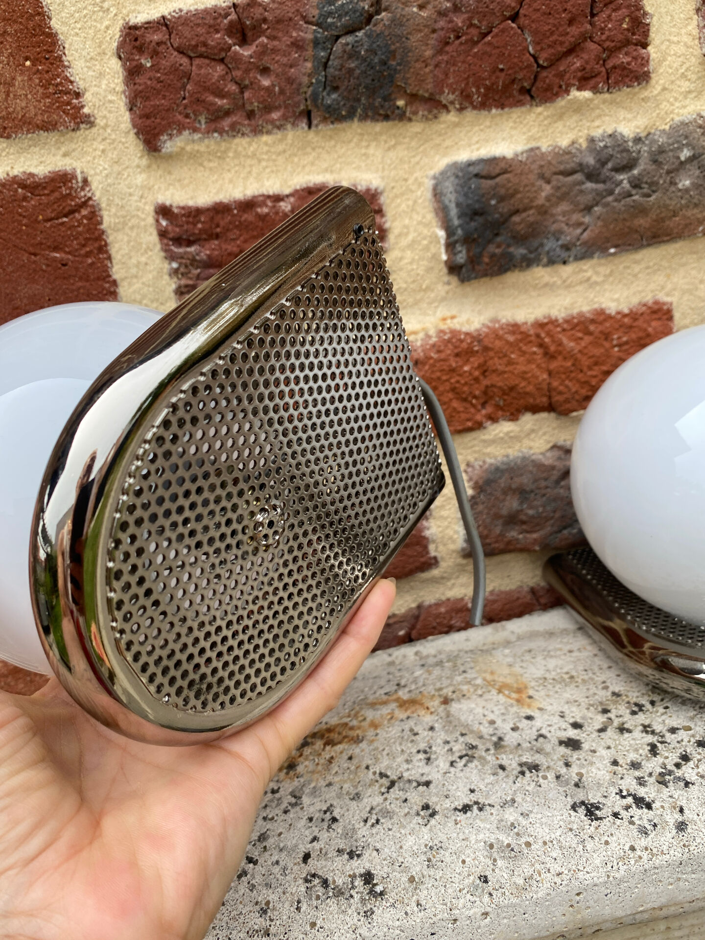 Pairs of vintage wall lights