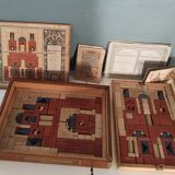 Jeu de construction ancien Richter & Cie. en pierre