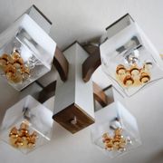 Lustre cubique Gaetano Sciolari pour Mazzega