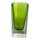 Vintage Italian glass vase in green sommerso – Murano style – 14 cm – A