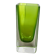 Vintage Italian glass vase in green sommerso – Murano style – 14 cm – A