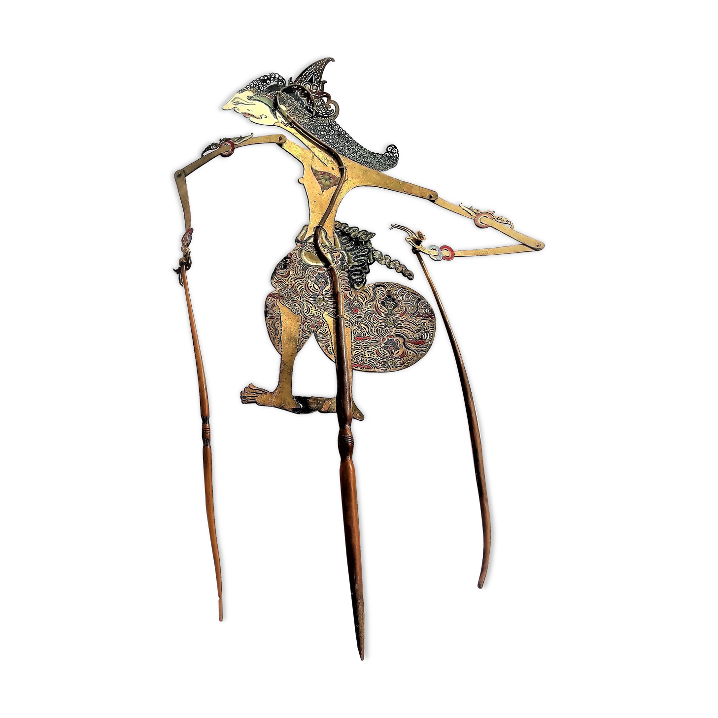 Shadow puppet bali 19 -th century indonesia