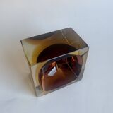 Sommerso Murano Glass Ashtray by Flavio Poli