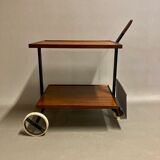 Teak servant trolley trolley trolley