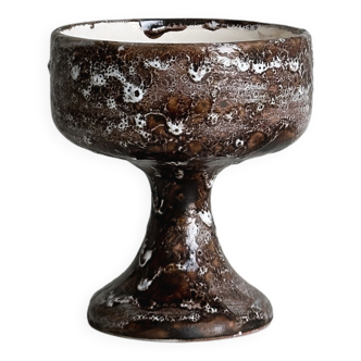 Ceramic footed cup