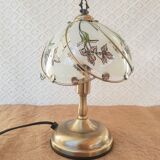 Touch table lamp vintage floral patterns