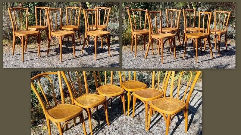 Suite 6 chairs bistro baumann 20s